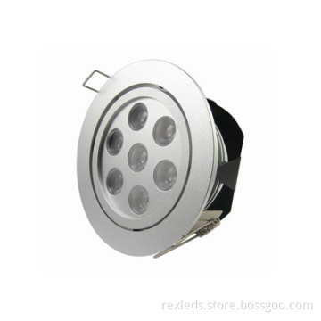 Low Voltage Outdoor Ip20 Led Down Light Fixtures, 650lm 7w Led Ceiling Light Fixtures